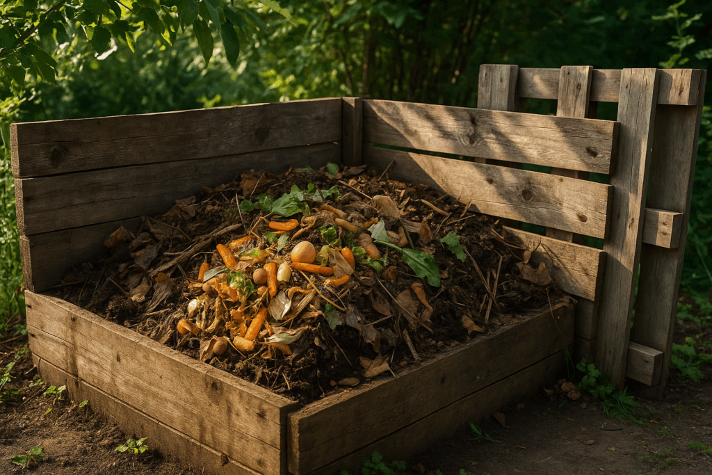 Komposthaufen im Garten – natürliche Kreisläufe nutzen