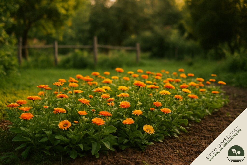 Ringelblumen im Juni