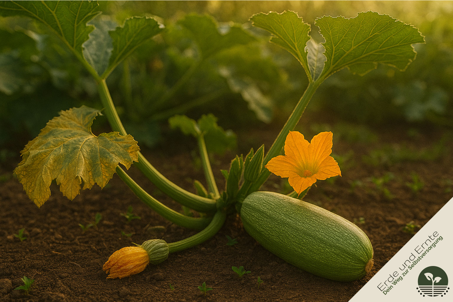 Zucchini im Juni