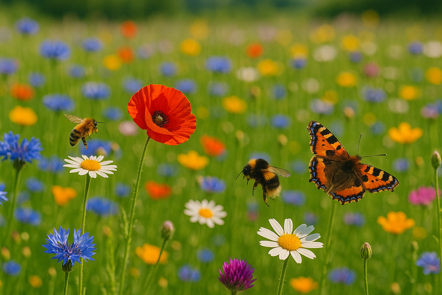Wildblumenwiese anlegen