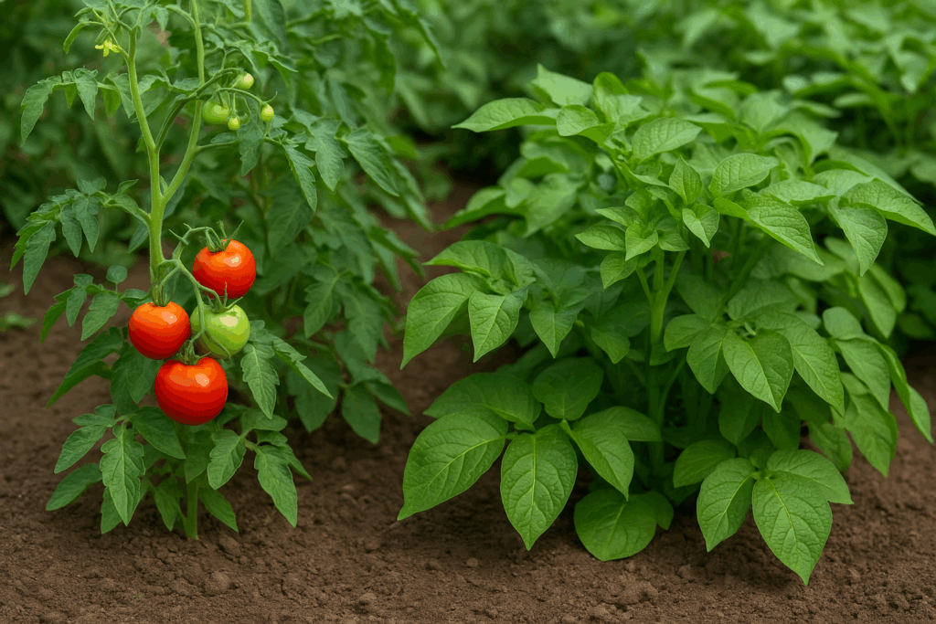 Tomaten und Kartoffeln zusammen pflanzen