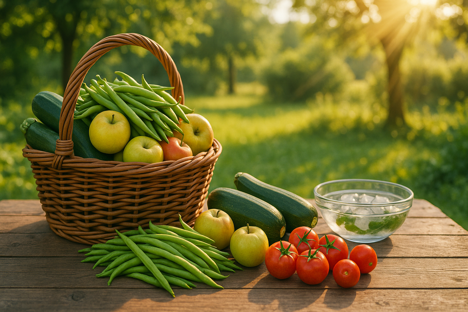 Gemüse und Obst haltbar machen