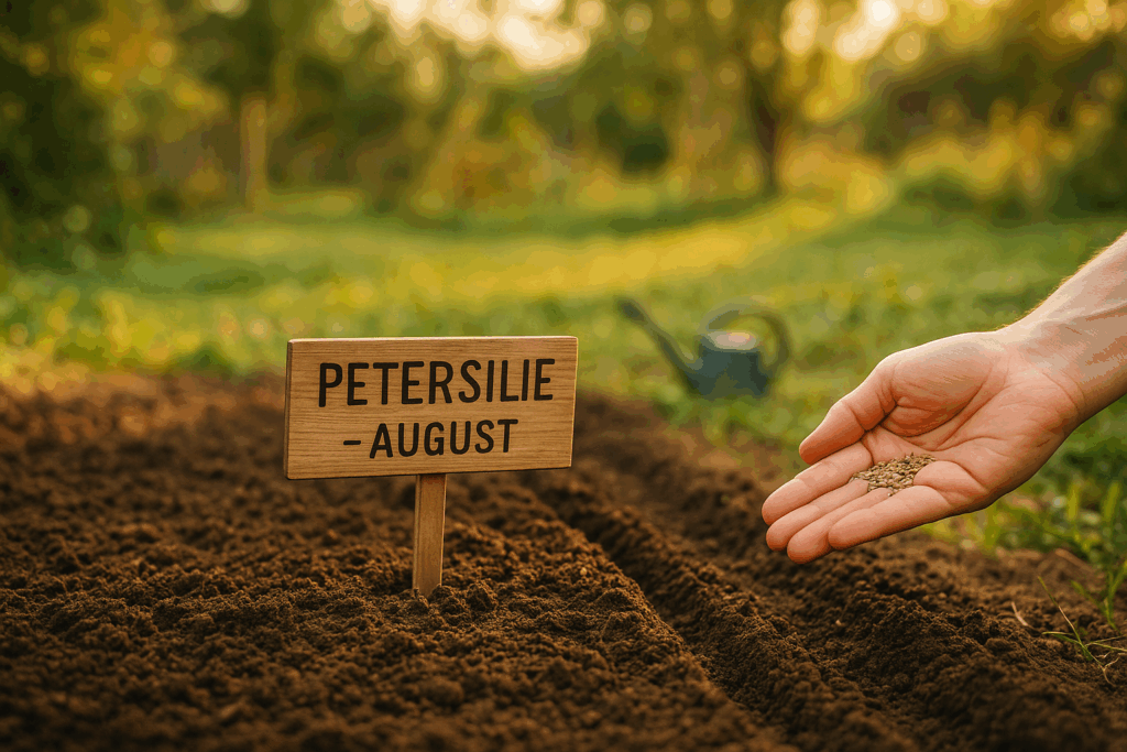 Petersilie im August säen
