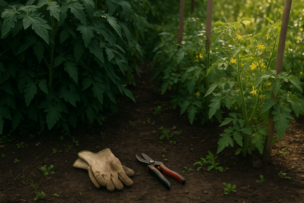 Tomaten wachsen, aber keine Früchte
