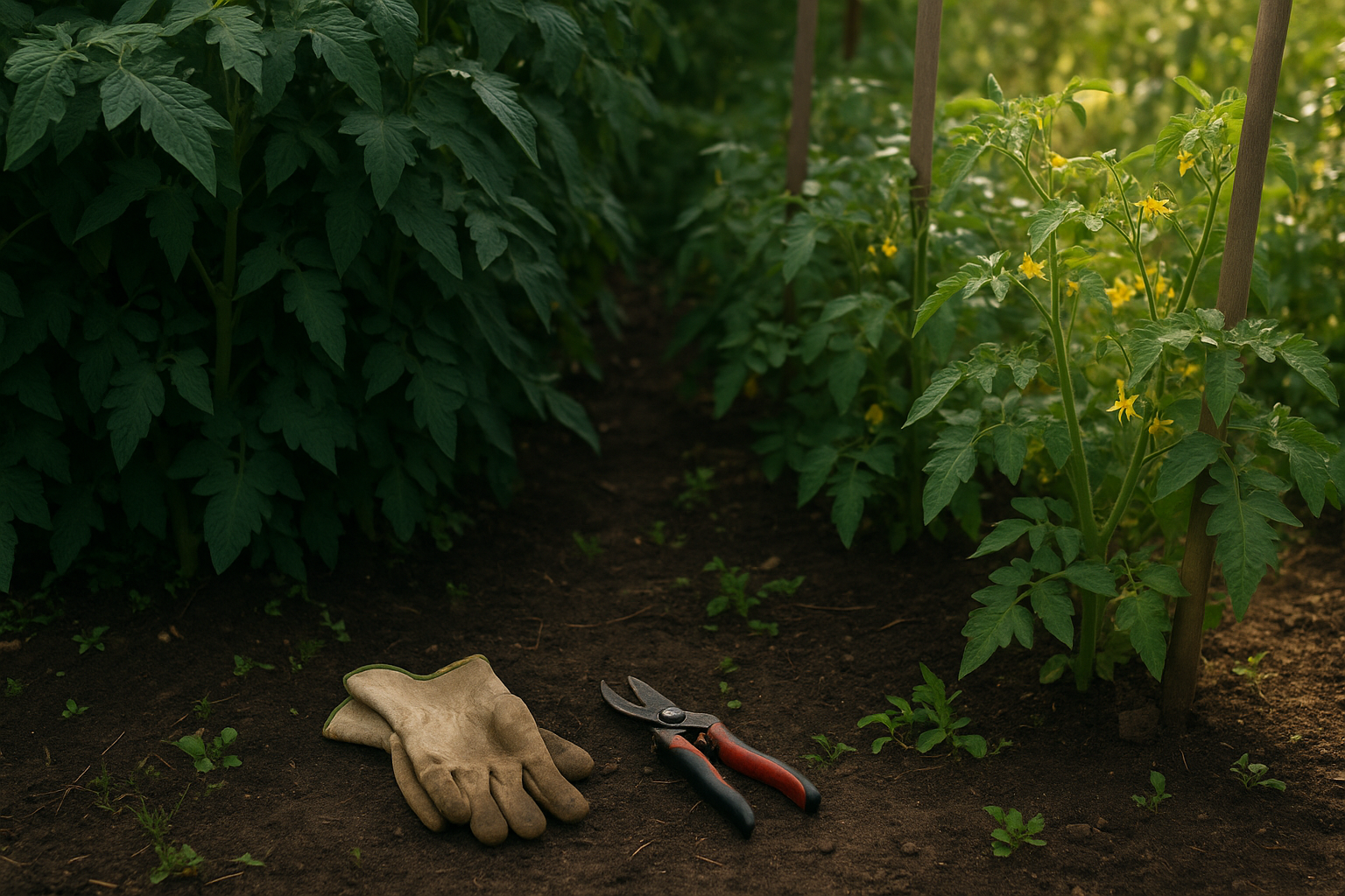 Tomaten wachsen, aber keine Früchte